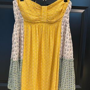 Strapless Free People Tunic